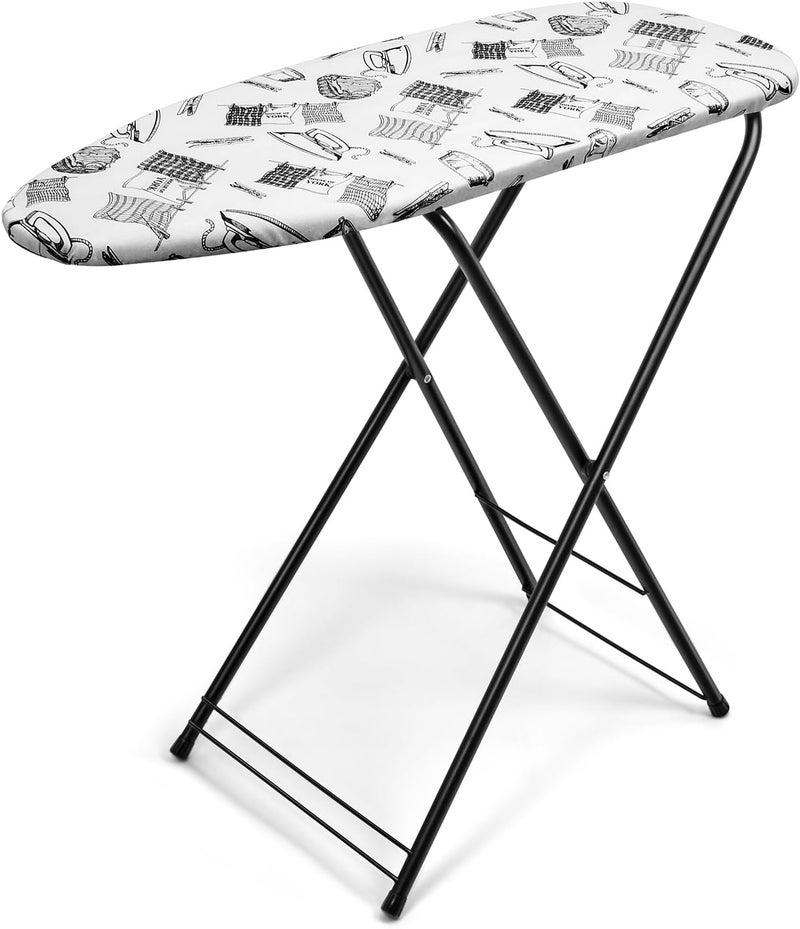 Duwee 13"×35" Ironing Board Small with Heat Resistant Cover,Folding Compact Ironing Board,Light Weight,Easy to Storage - Image 1